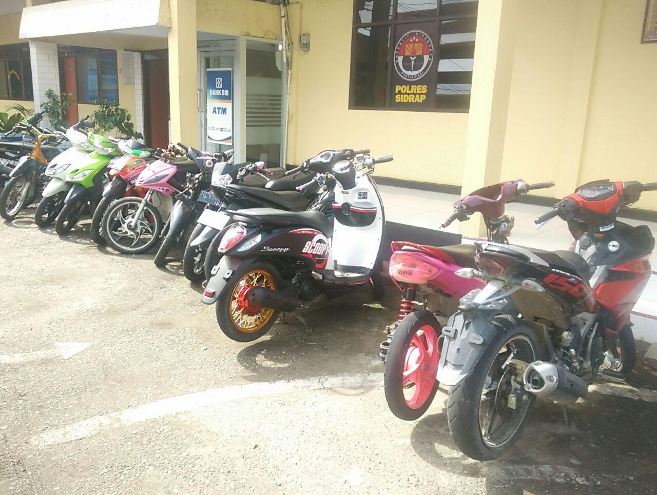 Polres Sidrap Jaring Puluhan Motor ‘Bali’