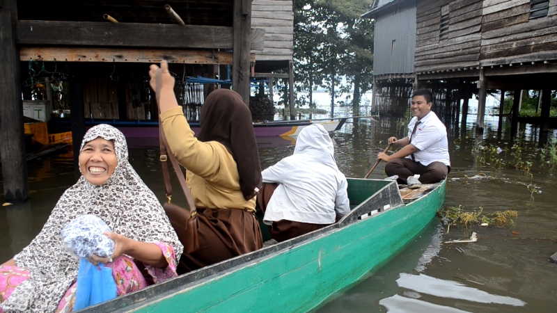 Banjir Rendam Puluhan Rumah Warga di Wette’e