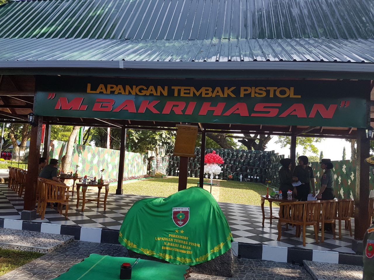 Nama Bakri Hasan Diabadikan Jadi Lapangan Tembak Kodam XIV Hasanuddin