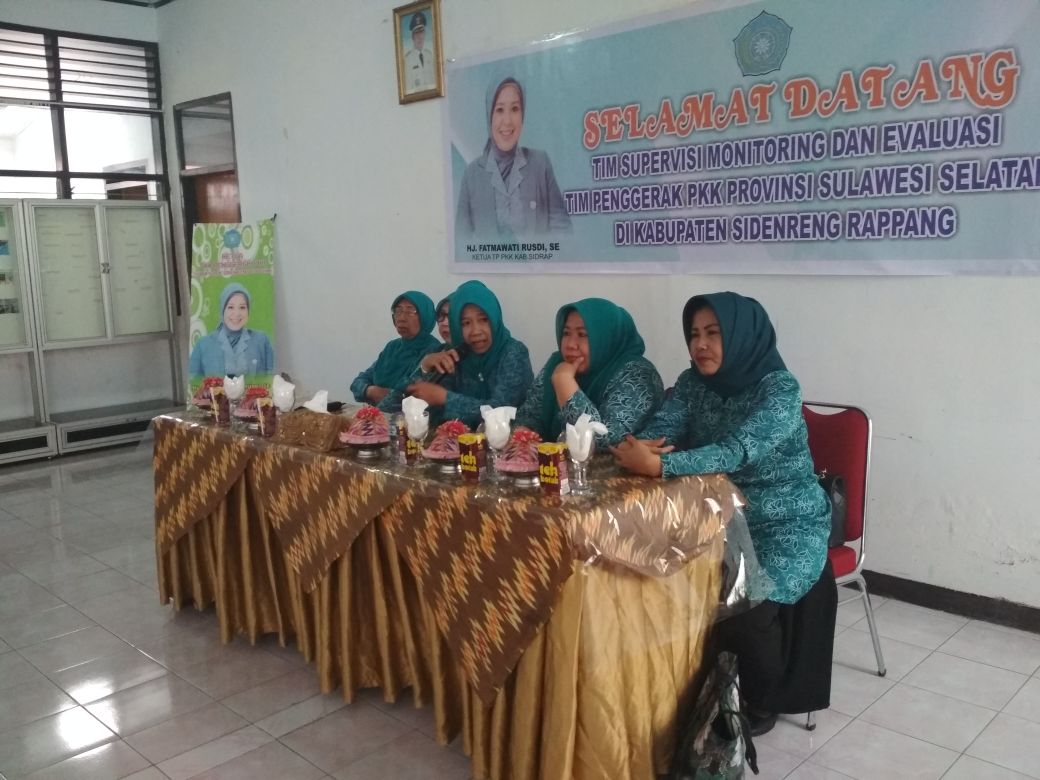 Tim Penggerak PKK Sulsel Lakukan Supervisi Monitoring Di Sidrap