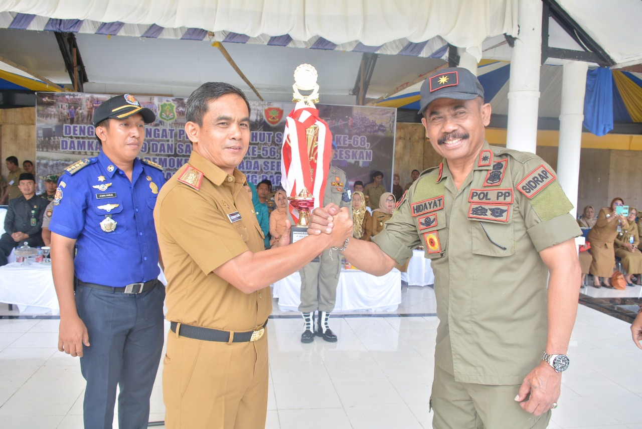 HUT Satpol PP-Damkar, Ini Harapan Sekda Sidrap