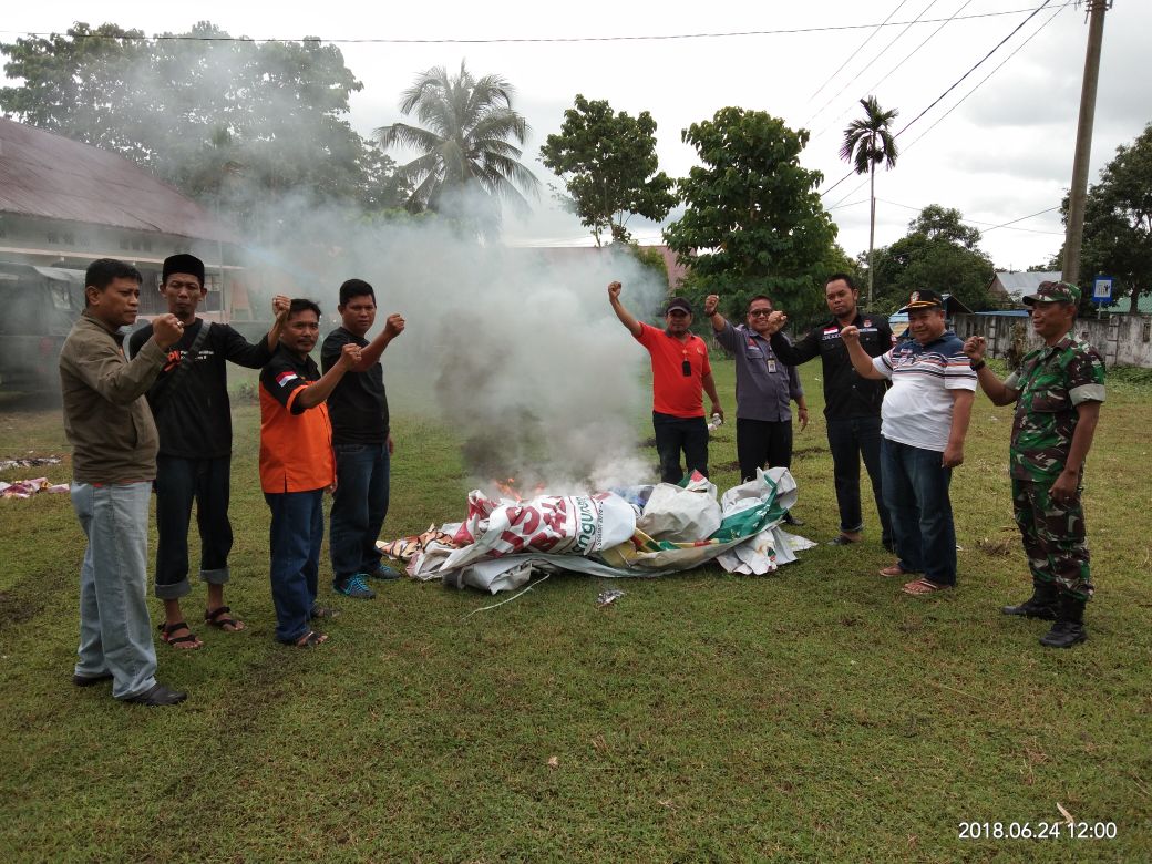 Panwascam Pammana Manfaatkan Minggu Tenang dengan Bersih-bersih APK