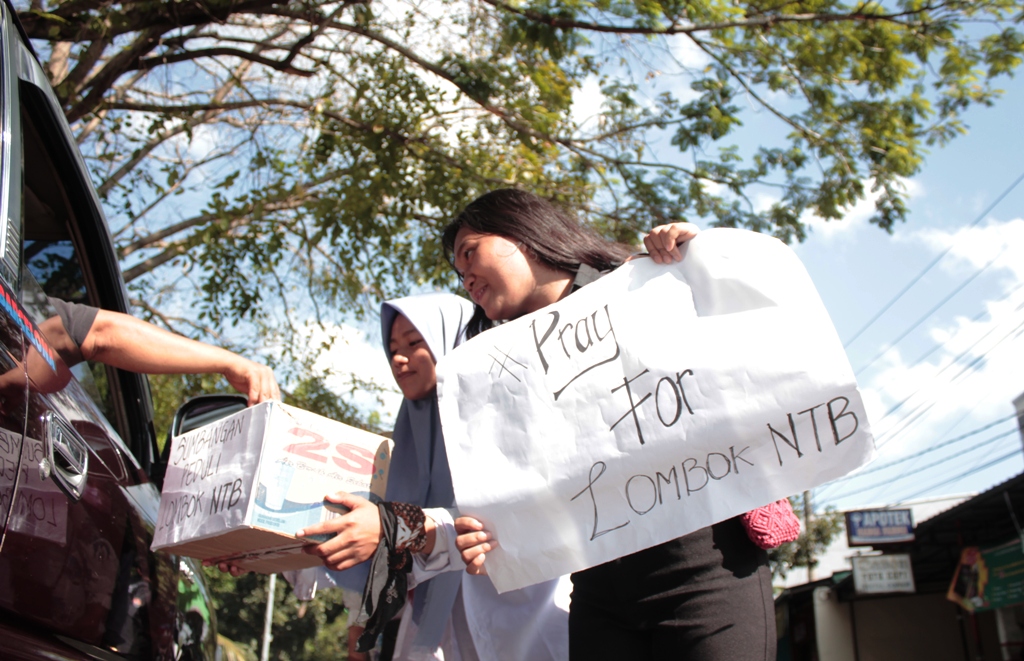 Kampus V UNM Kota Parepare Galang Dana Untuk Lombok