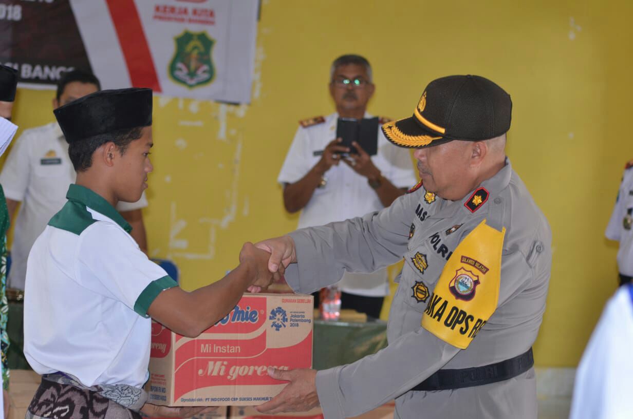 Peringati HUT RI 2018, Polres Angjansana ke Panti Asuhan