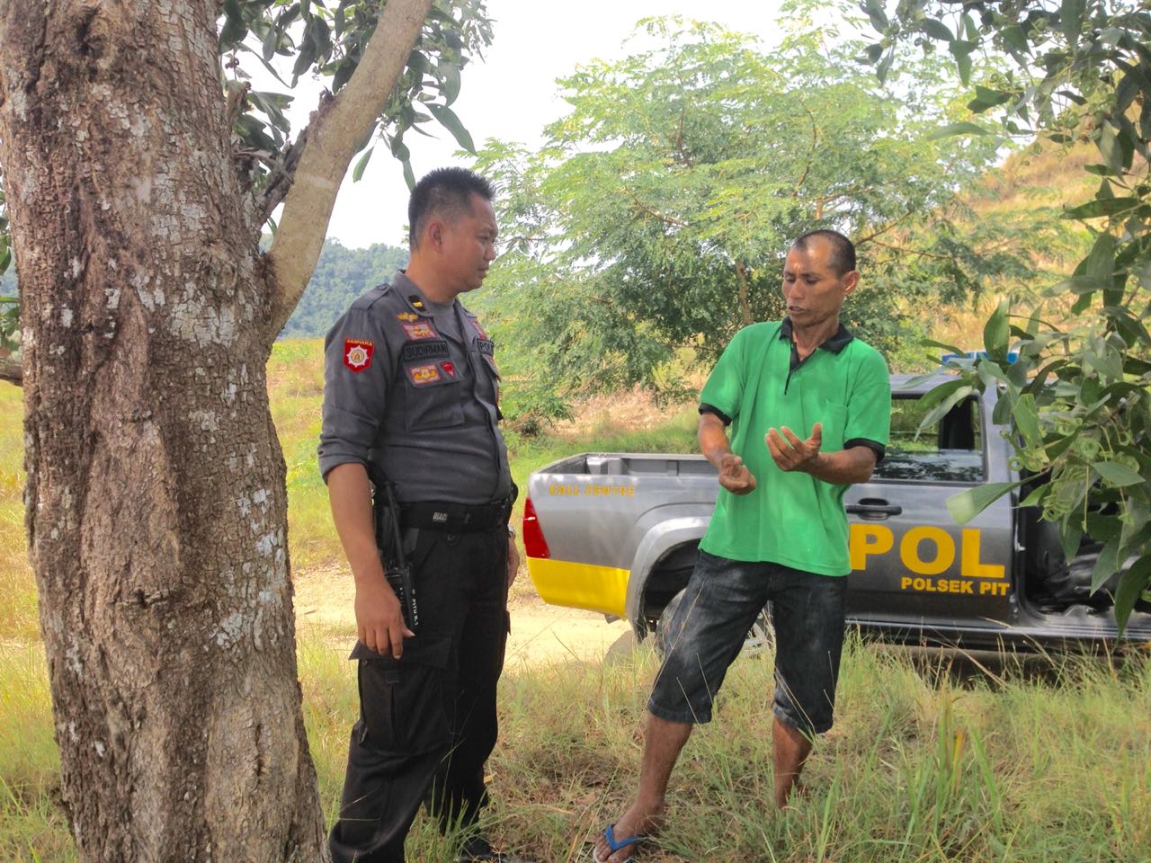 Cegah Pembalakan Liar, Kapolsek Pitu Riase Intens Patroli