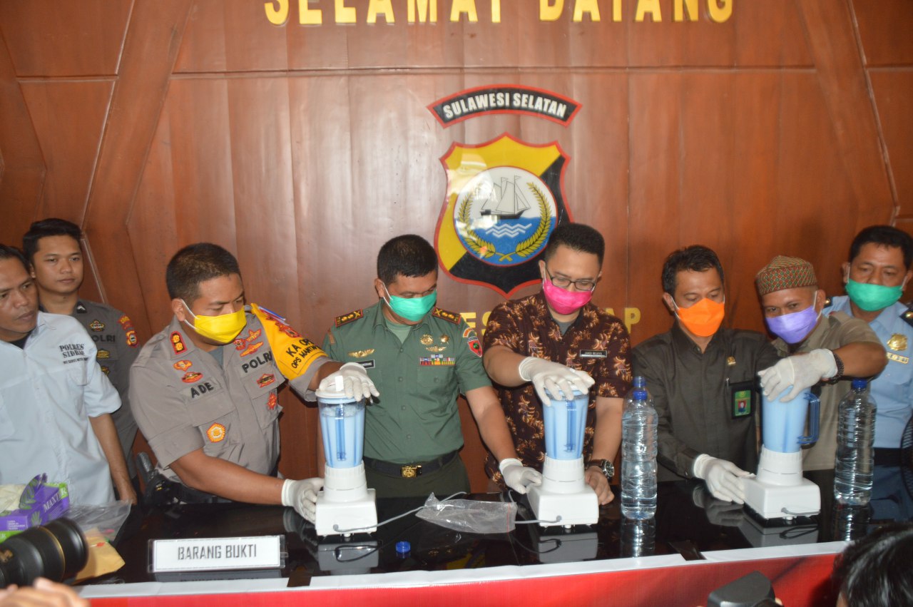 Sabu 1 Kg Seharga Rp1,2 Miliar Dimusnah dengan Cara Diblender 