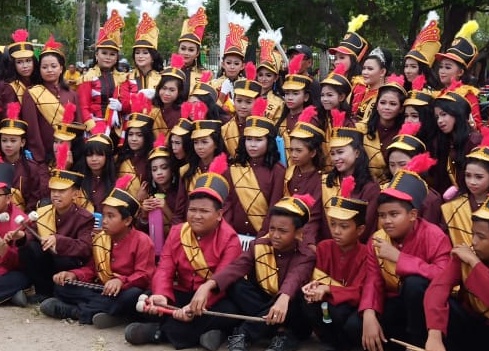 Drumband SMP 2 Parepare Pukau Penonton Paskibra Competition