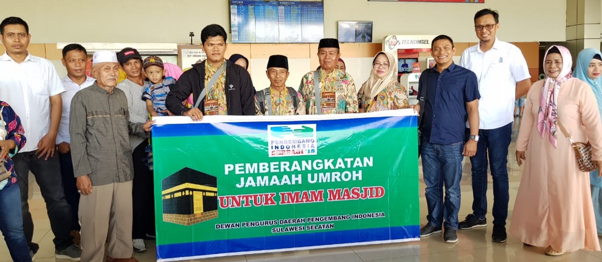 Program PI Sulsel Berbagi, Umrahkan 3 Imam Mesjid