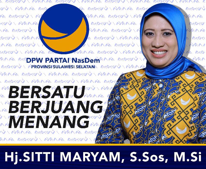 HUT NasDem Ke-7, Sitti Maryam : Angka 7 Simbol Totalitas Menuju NasDem 3 Besar