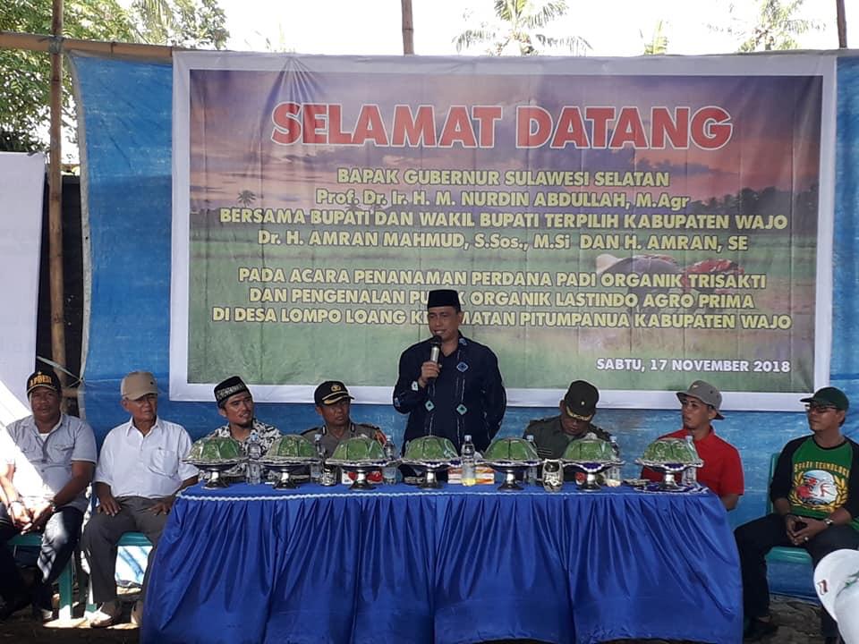 Bupati Wajo Terpilih Ajak Warga Budidaya Padi Organik