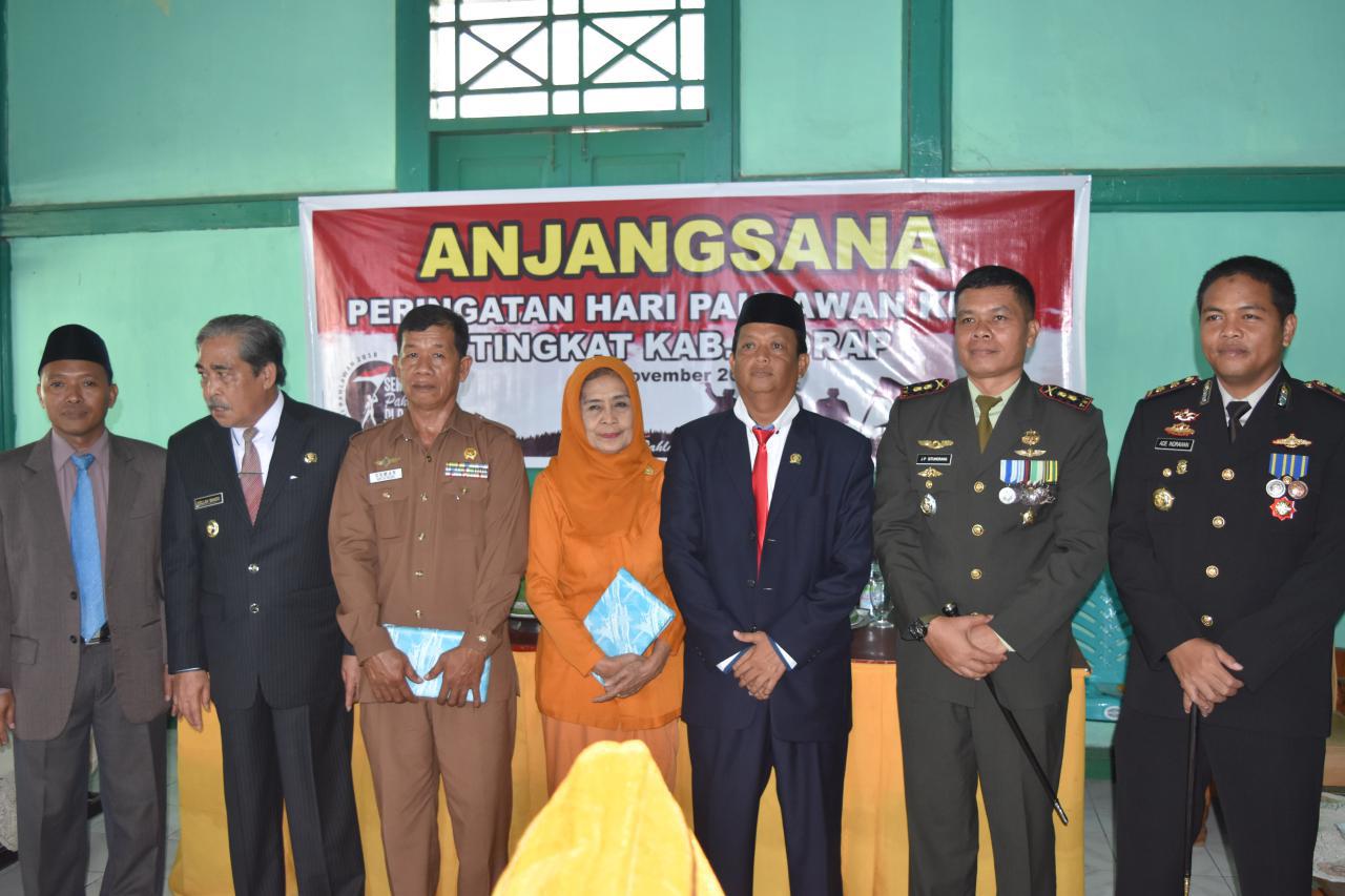 Peringati Hari Pahlawan, Kapolres Sidrap Anjangsana ke Kantor Legiun Veteran