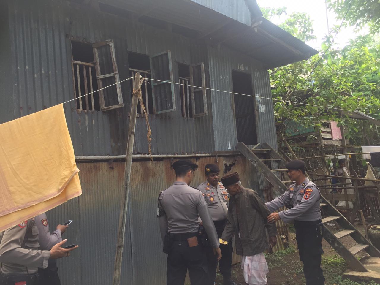 Satuan Sabhara Res Pangkep Peduli Kasih Terhadap Masyarakat Kaum Dhuafa 