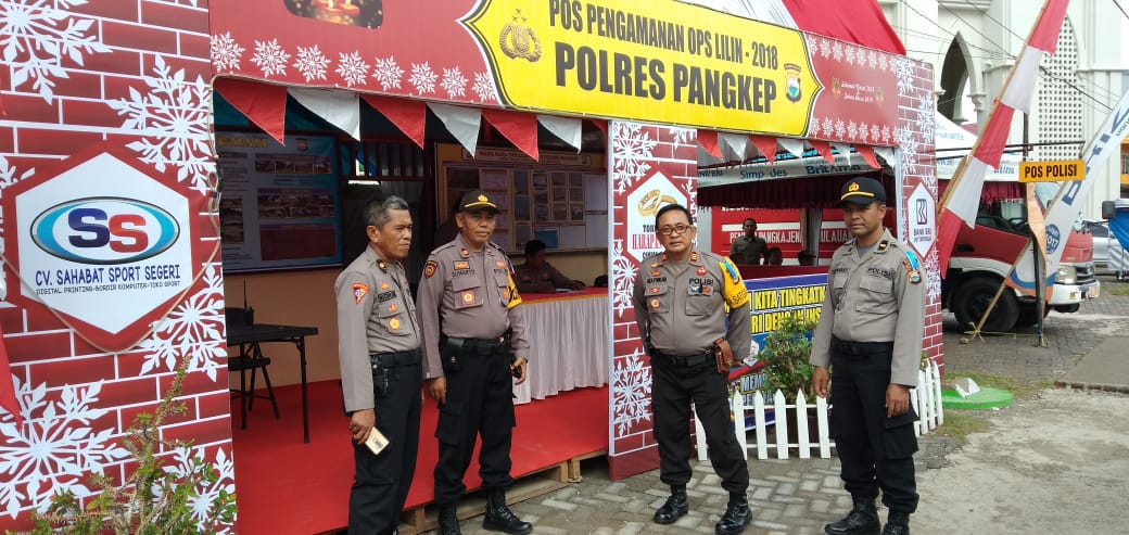 Hari Ini Ops Lilin 2018 Dimulai, Polres Pangkep Buka 2 Pos