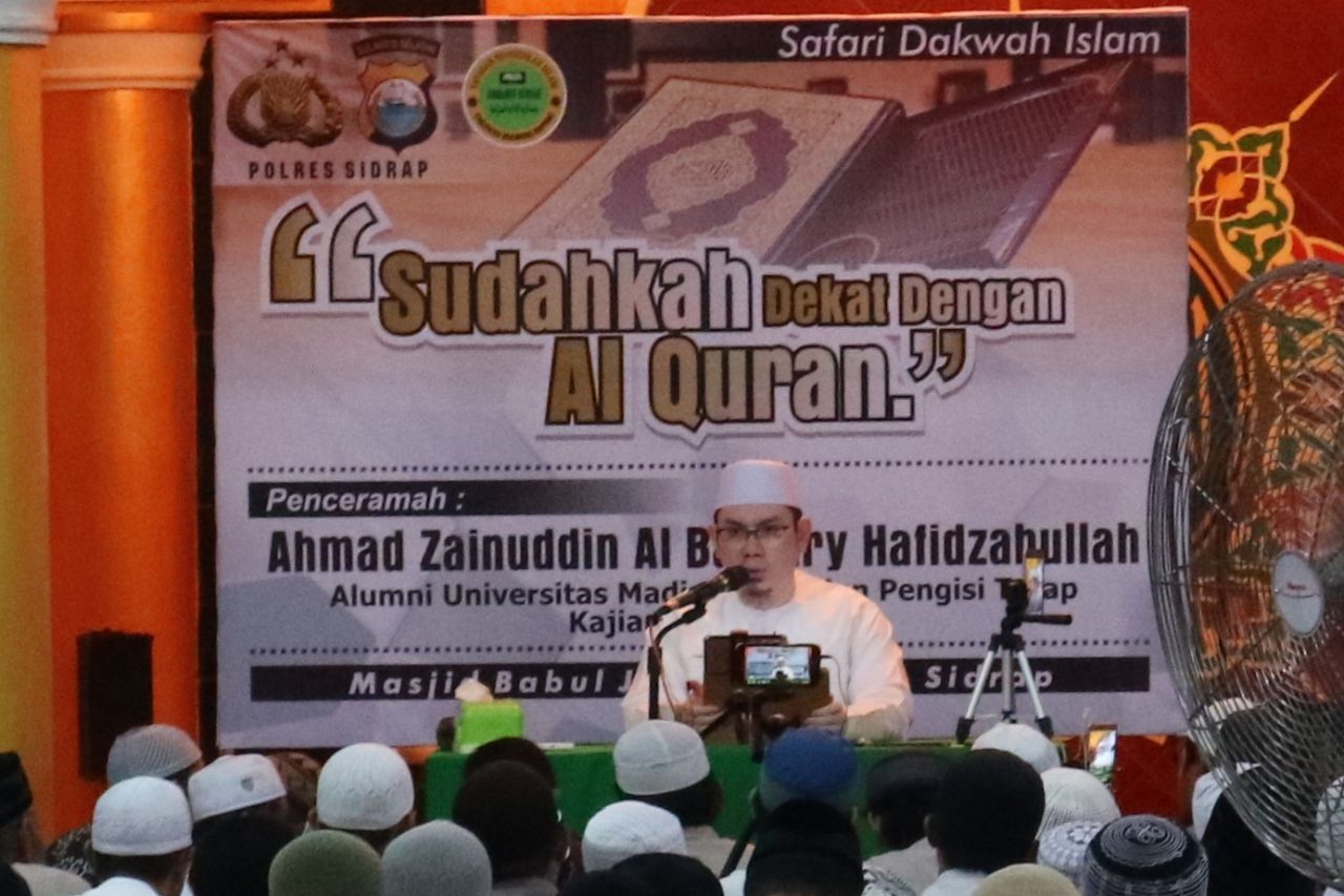 Tabligh Akbar Polres Sidrap Dihadiri Ribuan Jemaah Ajatappareng