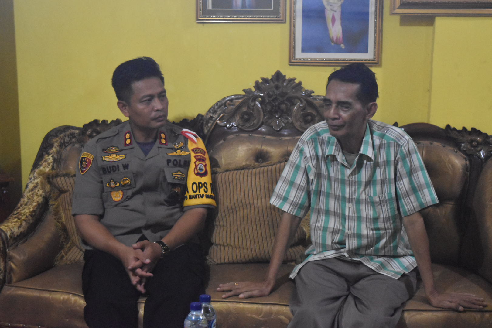 Jalin Silaturrahim, Kapolres Sidrap Sambangi Tokoh Masyarakat Tanrutedong