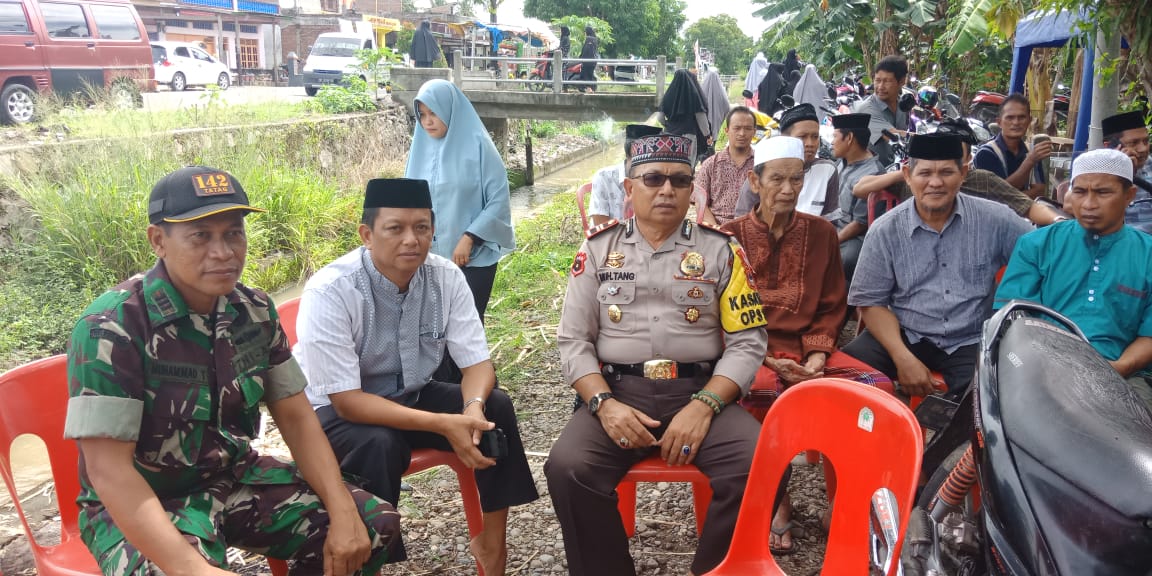 Peduli, Kapolsek Baranti Melayat ke Rumah Warganya