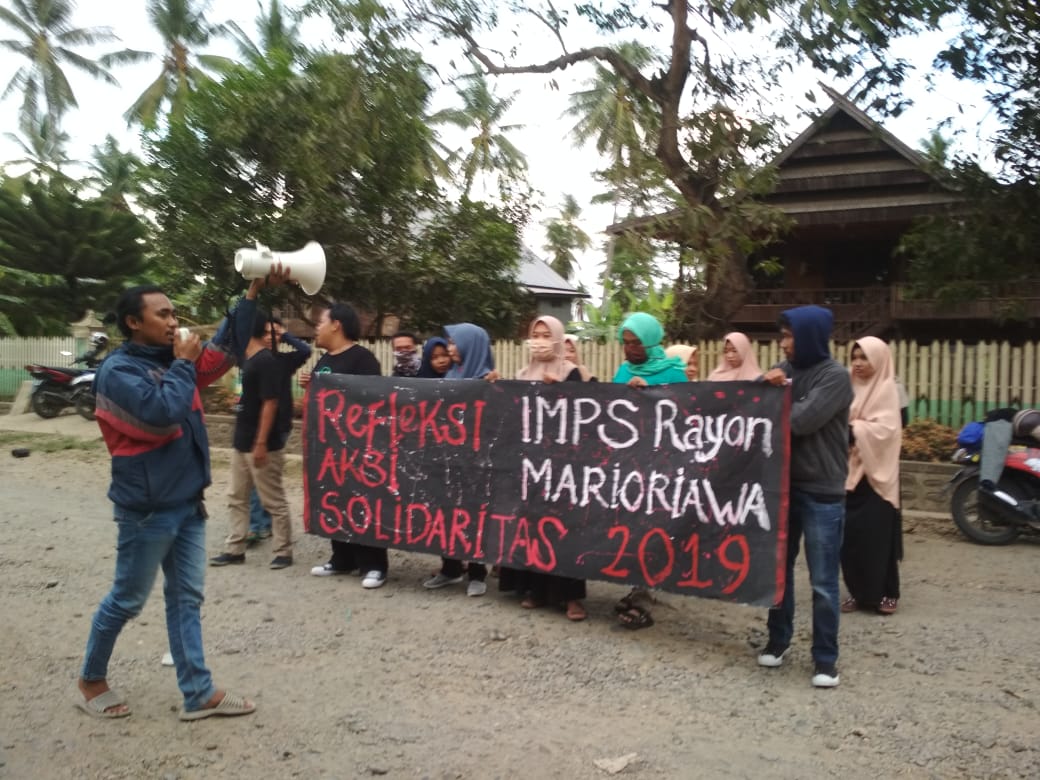 IMPS Rayon Marioriawa Gelar Aksi Solidaritas