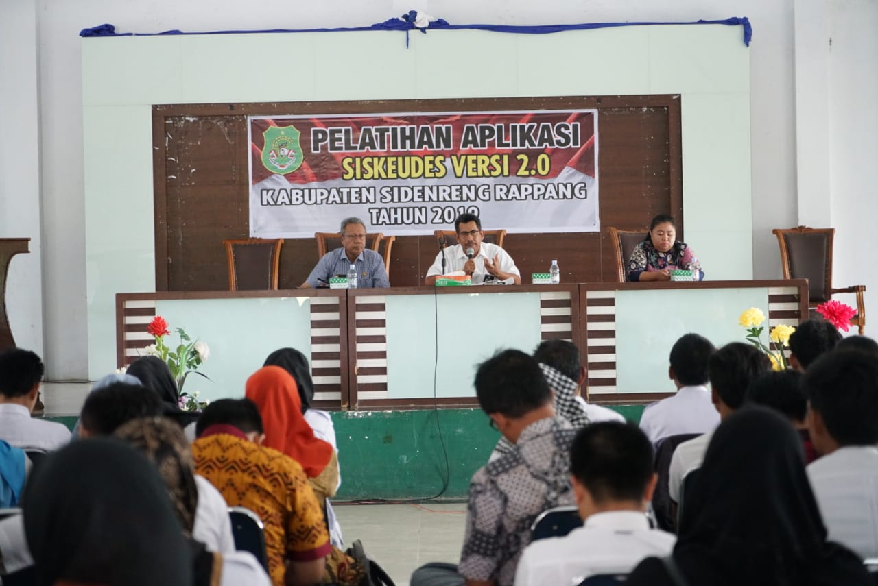 Pelatihan Update Aplikasi Siskeudes Versi 2.0 Kabupaten Sidrap 2019