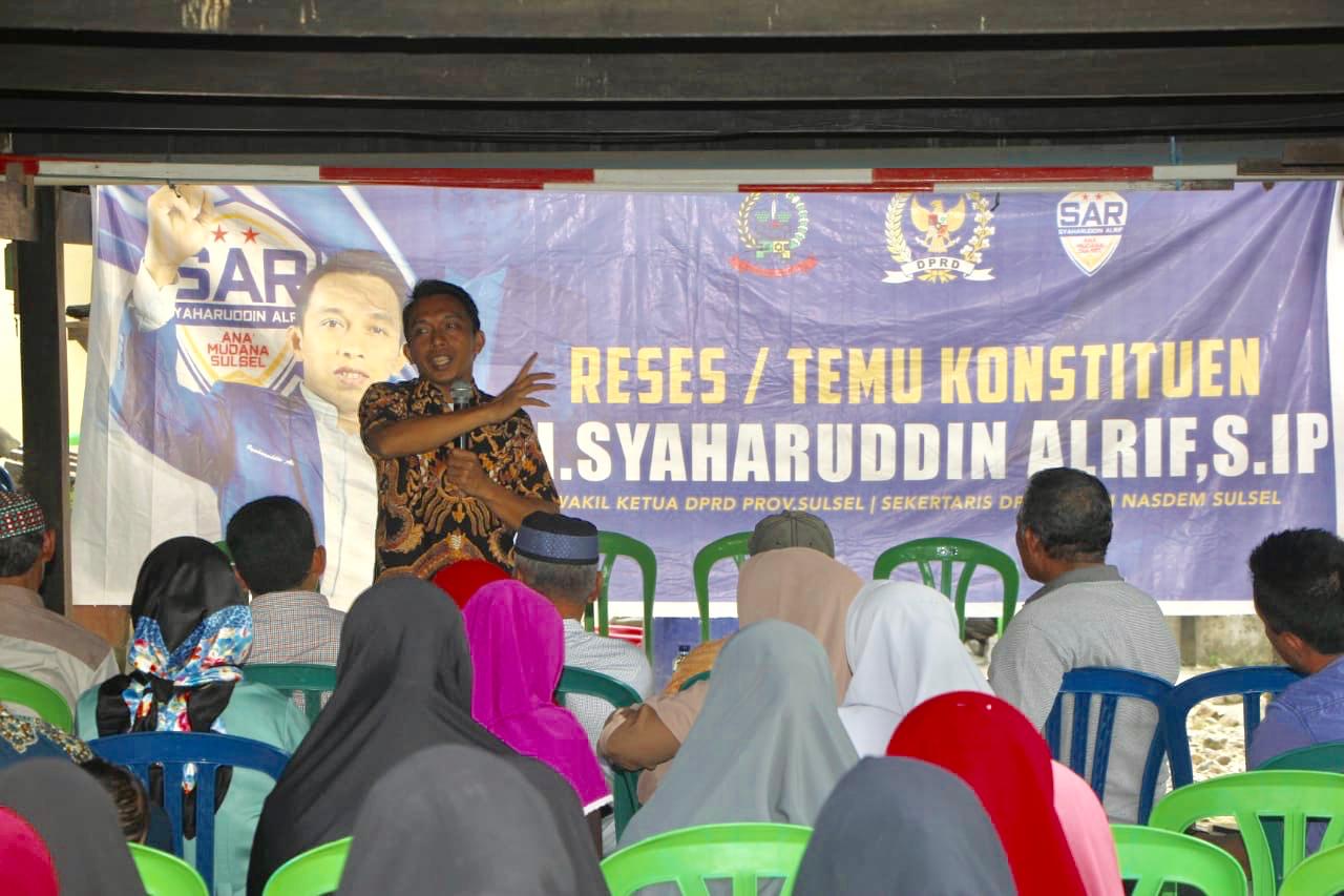 Reses Di Panca Rijang Sidrap, H. Syahar Alrif Jemput Aspirasi Petani