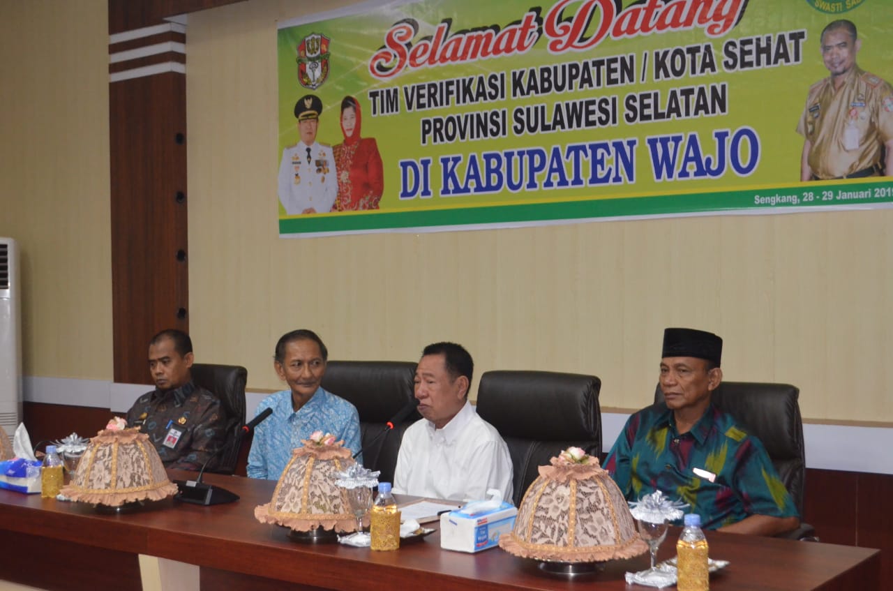 Tim Verifikasi Provinsi Sulsel Kabupaten Sehat Turun Di Wajo