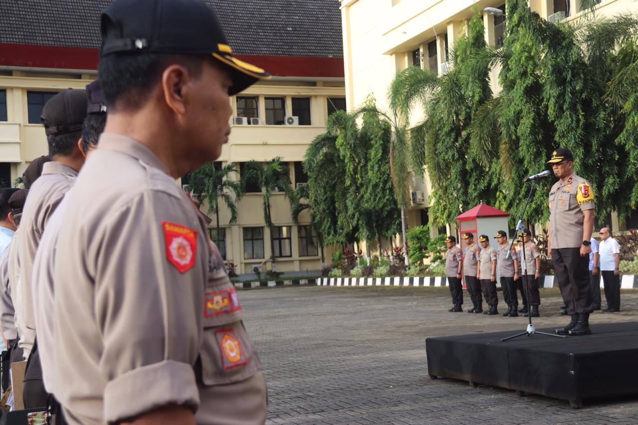 Pimpin Apel Pagi, Wakapolda Sulsel Ingatkan Anggota Jaga Kesehatan