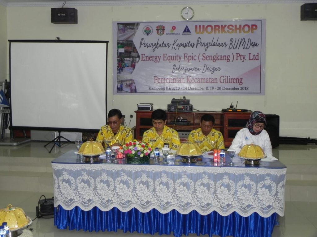 Tingkatkan Kualitas BUMDES, EEES Gelar Workshop