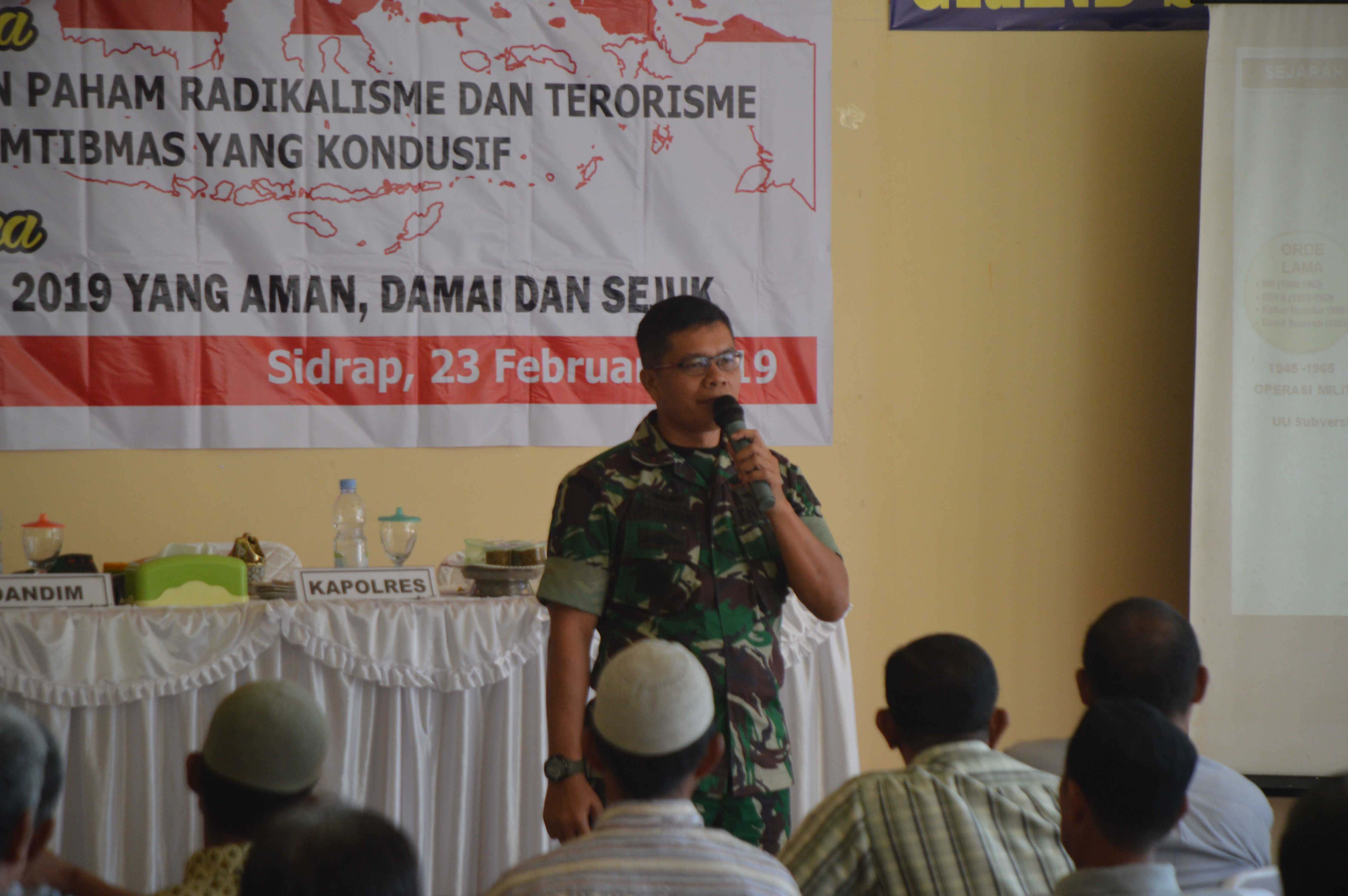 Dandim 1420 Sidrap Hadiri FGD Satuan Binmas Polres Sidrap