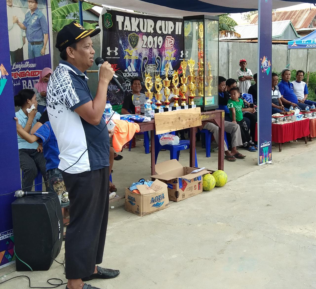 Hadiri Final Turnamen Futsal Takur Cup 2. Ini Harapan Ketua DPRD Sidrap 