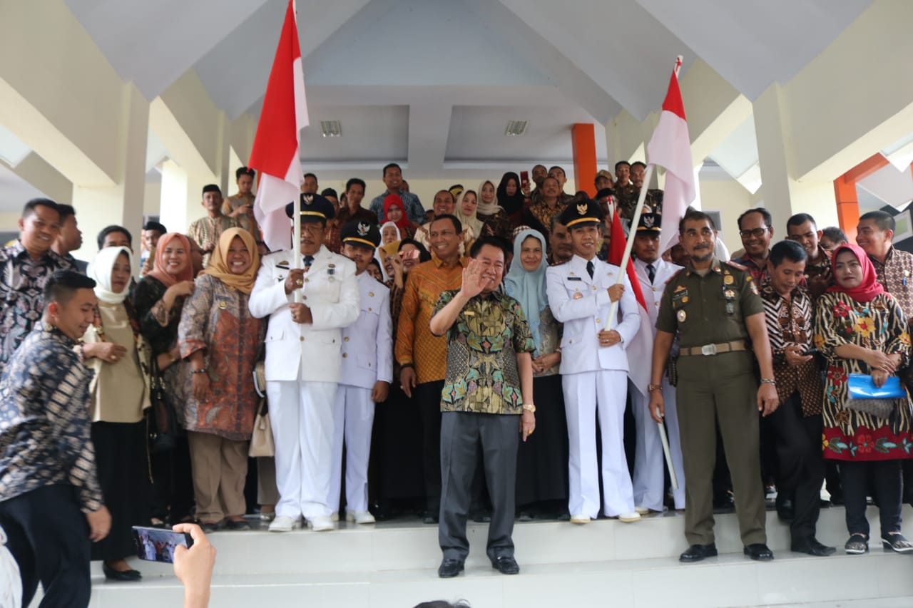 Pelepasan Purna Bakti Bupati Wajo Melalui Jalur Kehormatan