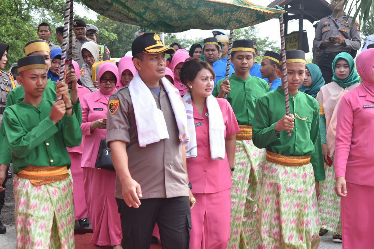 Kunker di 3 Polsek, Kapolres Sidrap Titip Pesan Kamtibmas