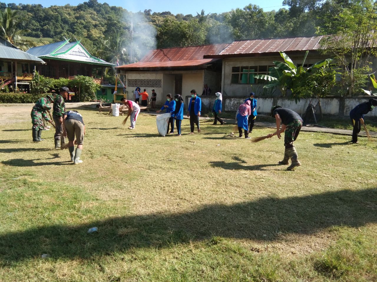 Kesiapan Pembukaan TMMD 104 Desa Tungka Enrekang