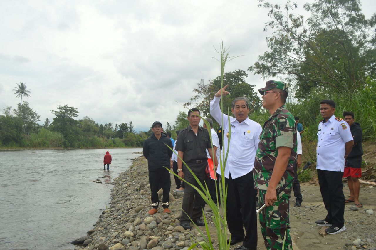 Dandim 1420 bersama Forkopimda dampingi Bupati Sidrap tinjau lokasi pertambangan