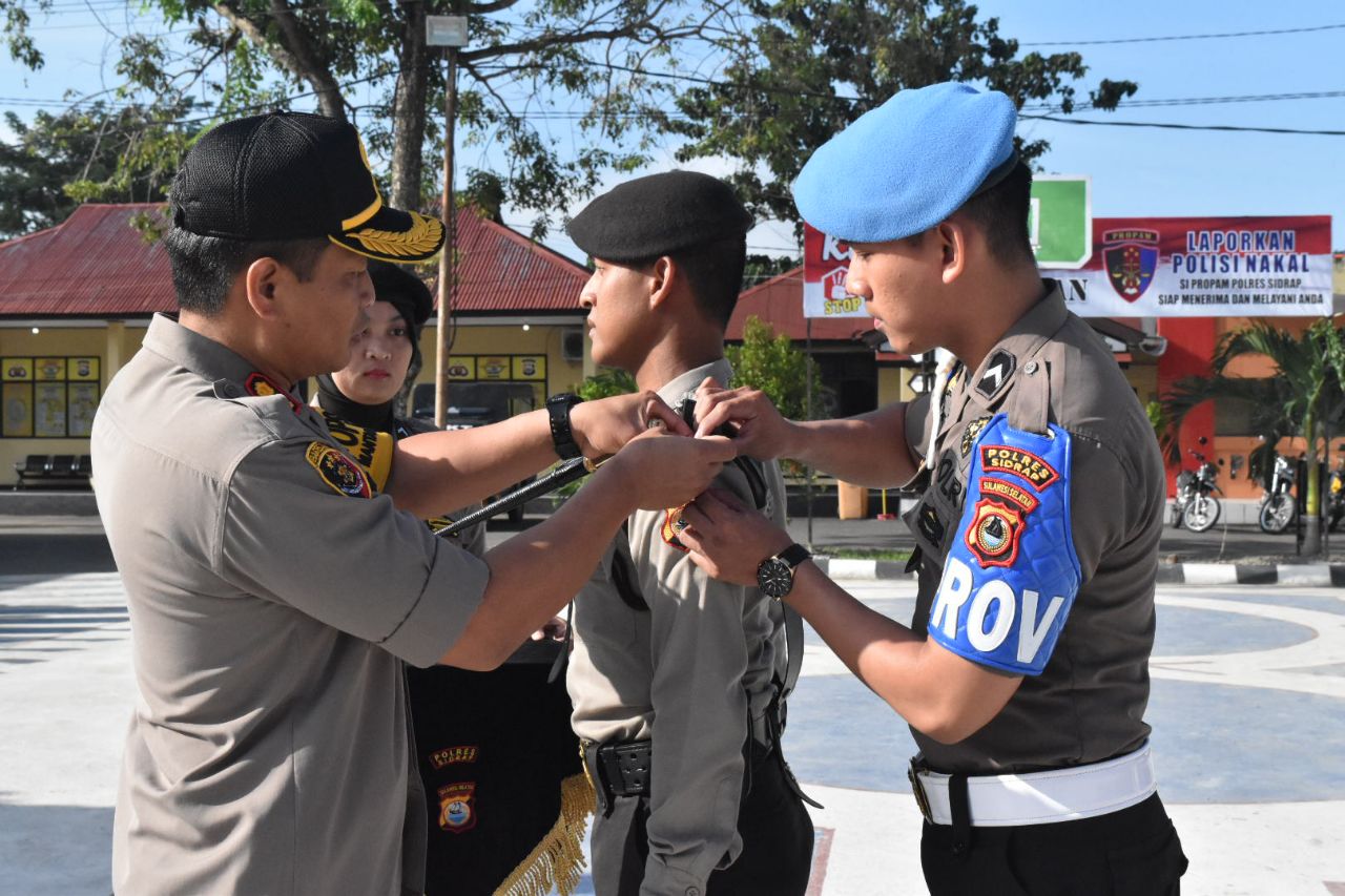 Kapolres Sidrap Tutup Latja Siswa Diktukba 2019