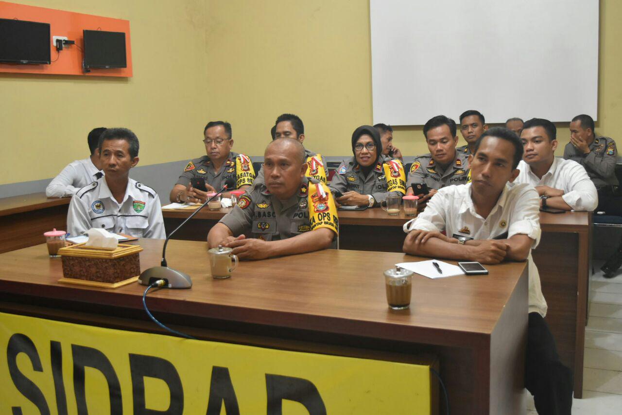 Polres Sidrap Vicon Bersama Satgas Bansos Pusat