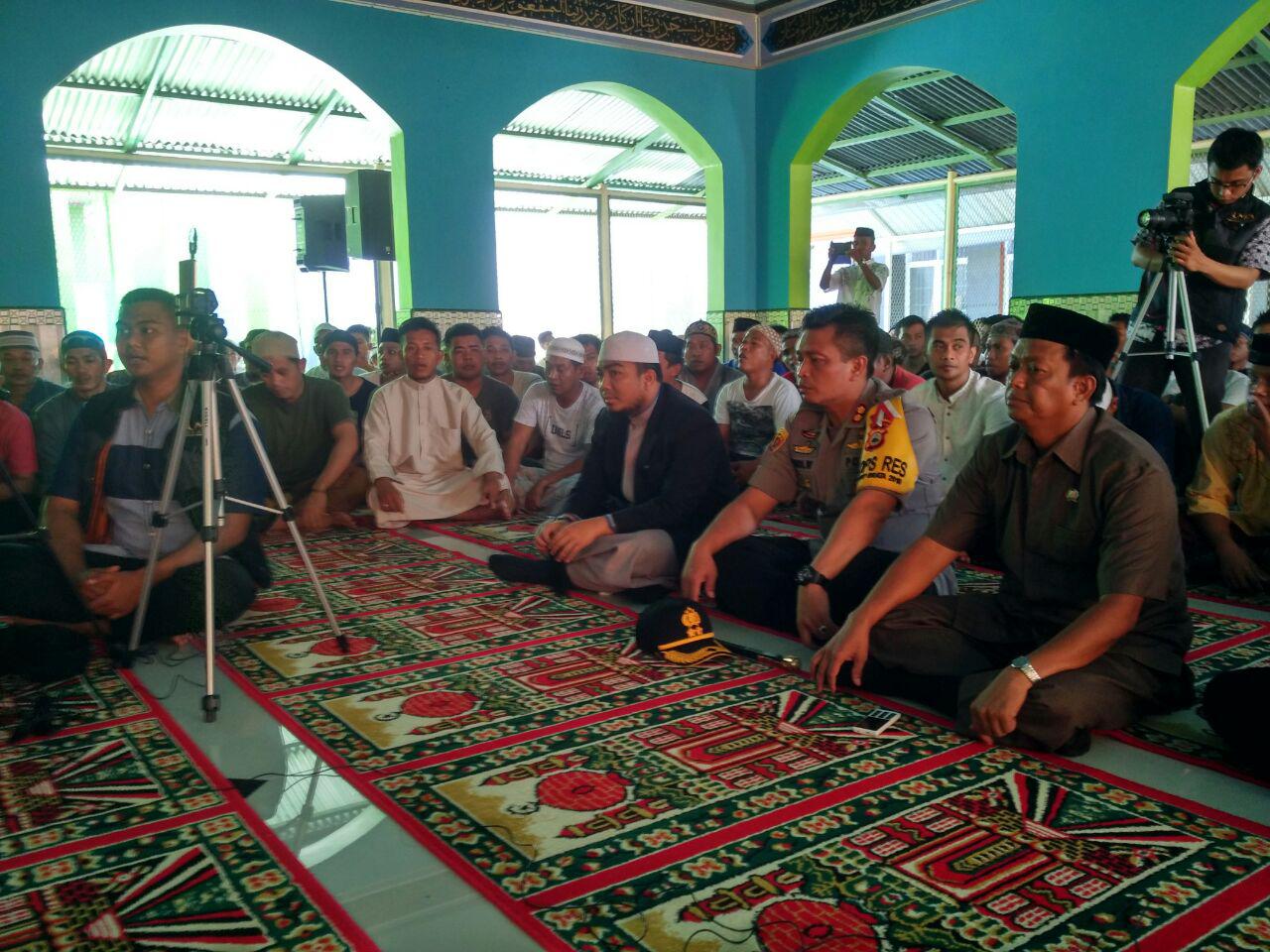 Kapolres Sidrap Hadiri Kajian Bersama Ratusan Warga Binaan Rutan