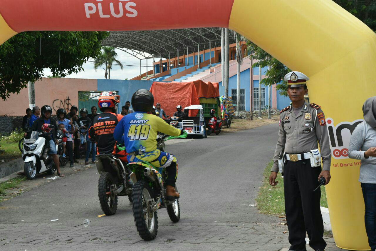 Ratusan Polisi di Sidrap Amankan Event Trail Adventure Part 5