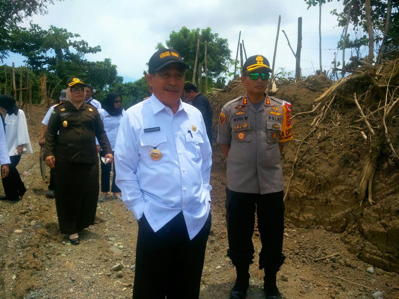 Dampingi Bupati, Kapolres Sidrap Tinjau Lokasi Tambang Bila