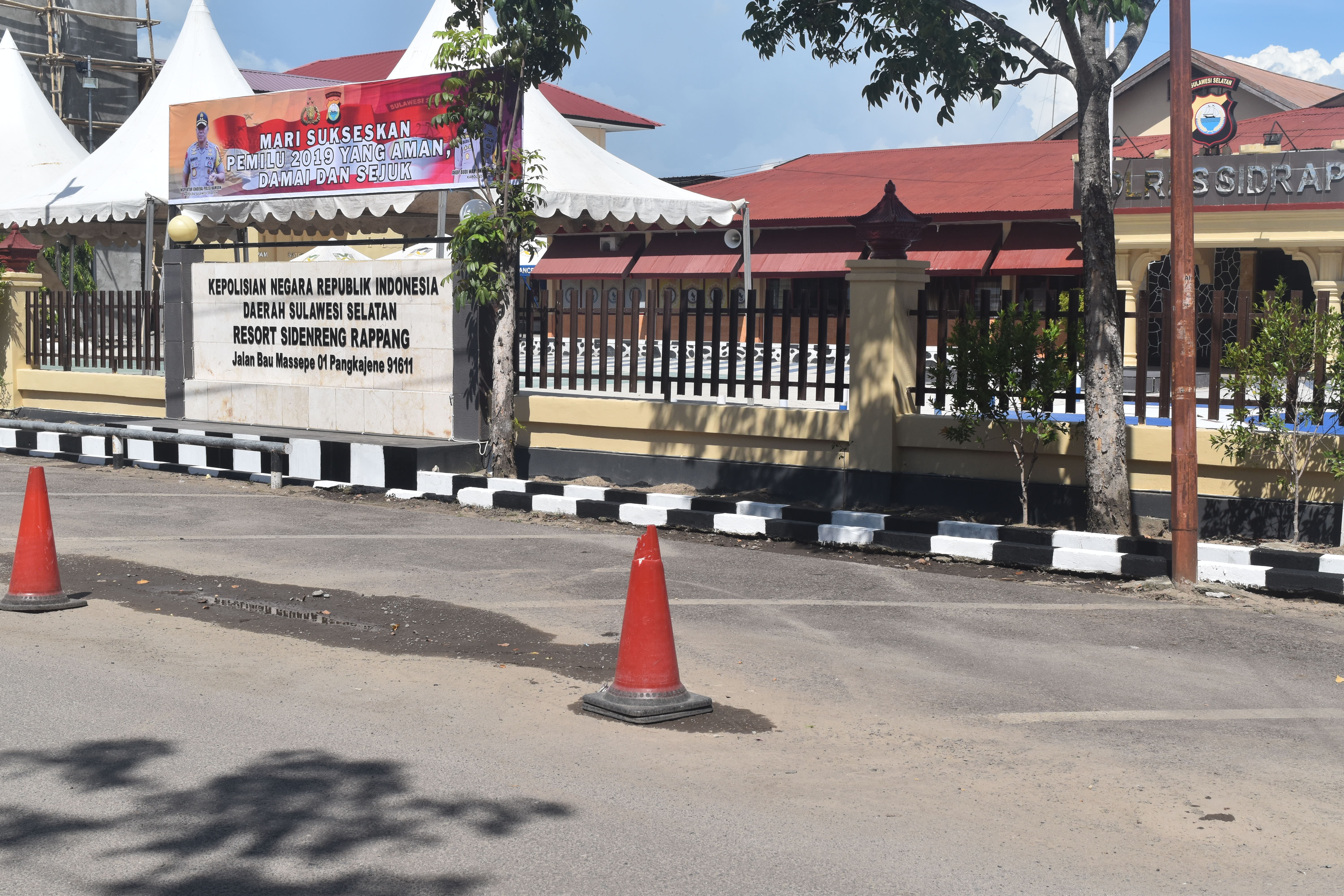 Jelang Kunker Kapolda Sulsel, Polres Sidrap Berbenah