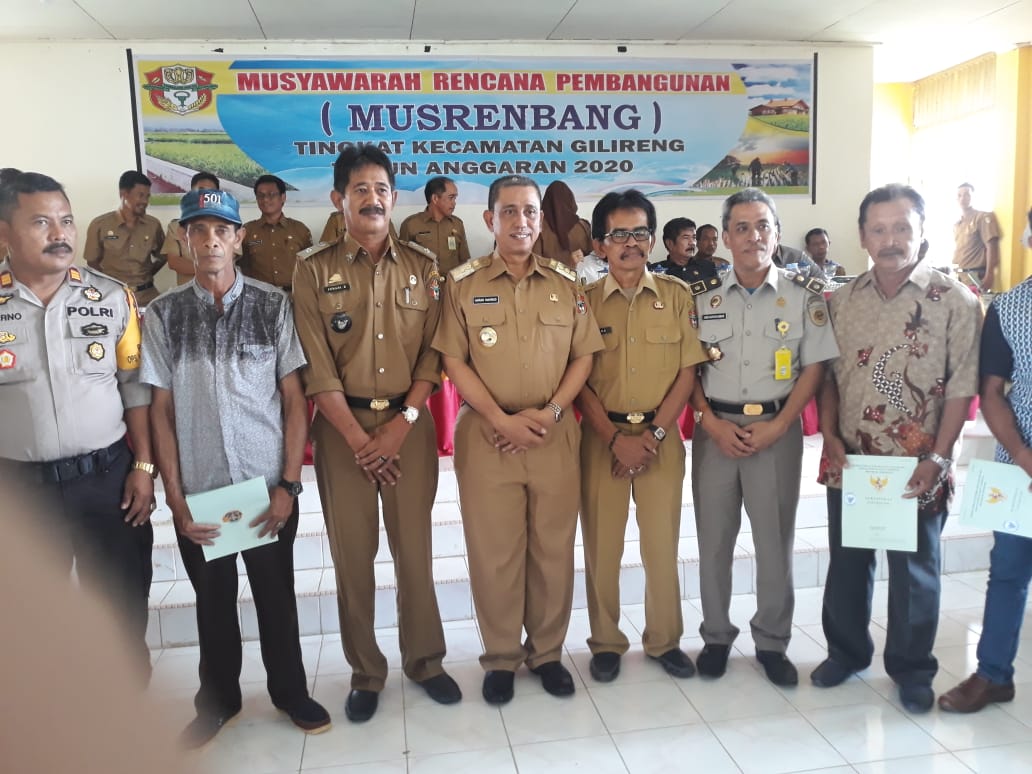 Musrenbang Tingkat Kecamatan Gilireng Tahun 2019