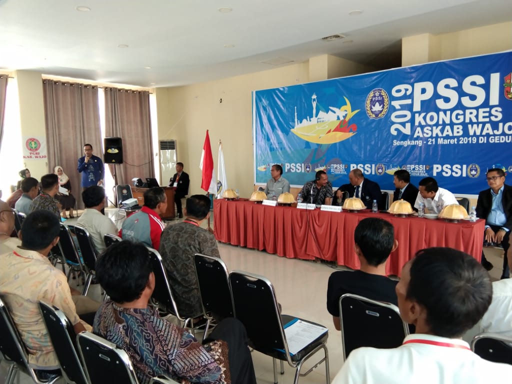 Kongres Luar biasa ASKAB PSSI di Wajo Berlangsung Khidmat