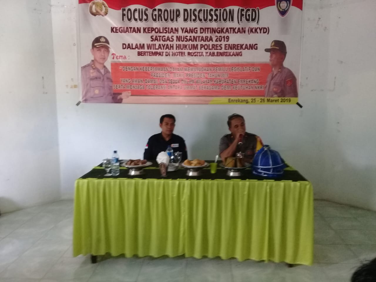 Kapolres Enrekang Gelar FGD Ajak Partisipasi Warga Ciptakan Pemilu Damai