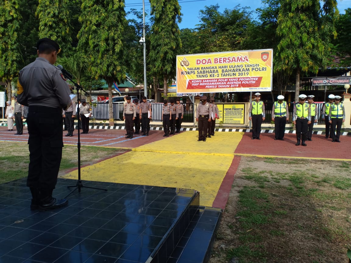 Polres Enrekang Gelar Upacara Peringatan HUT ke 2 Sabhara