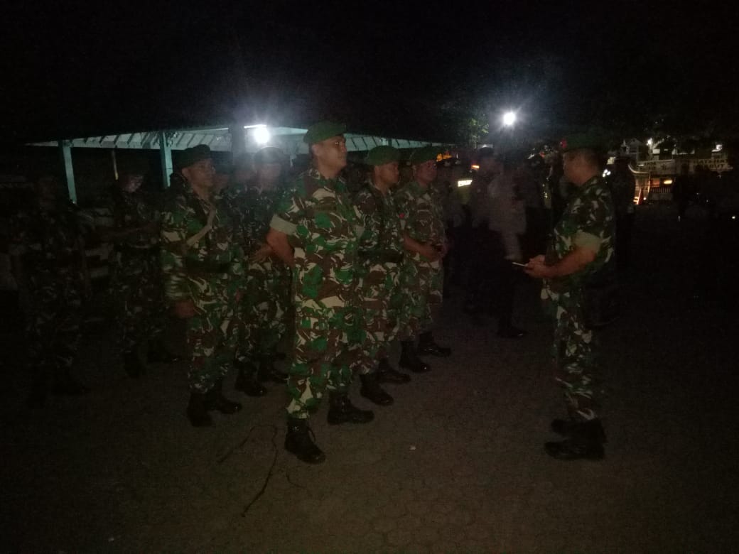 Kodim 0735 dan Polresta Surakarta Gelar Apel Gabungan Pengamanan Malam Selikuran