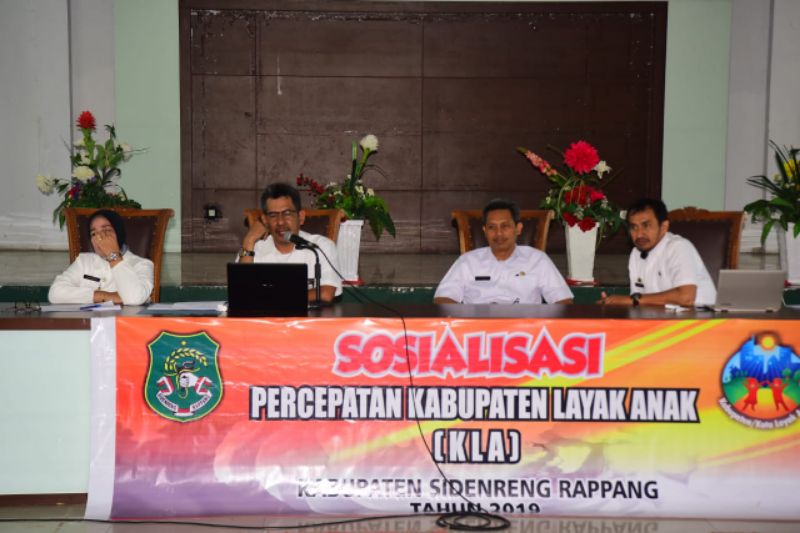 Dinas PMDPPA Sidrap Sosialisasikan Percepatan KLA