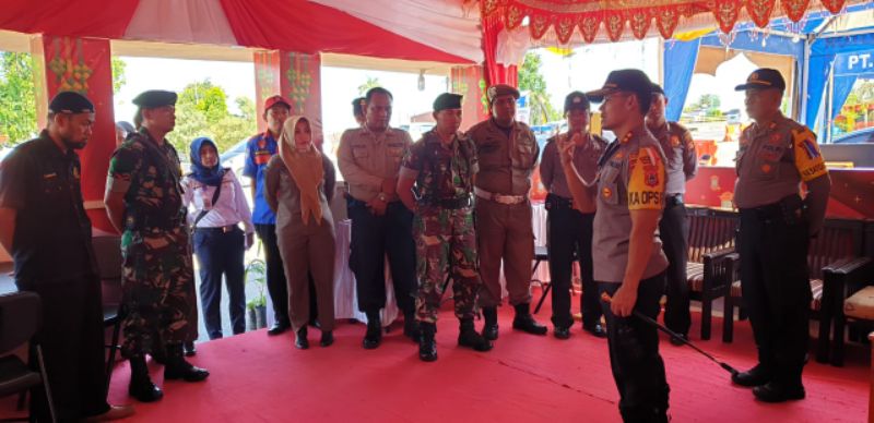 Kapolres Pangkep Pantau Pos PAM Ops Ketupat 2019