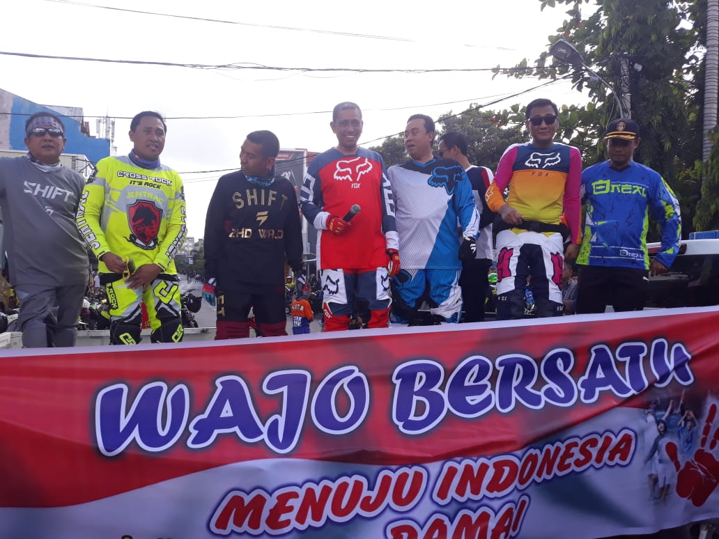 Wastrac Kabupaten Wajo melaksanakan One Day Trail Adventure 2019 Hari Ini