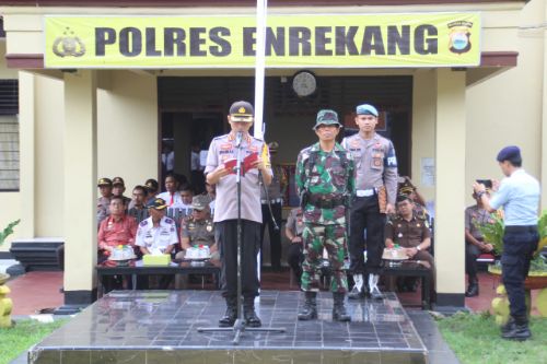 Polres Enrekang Gelar Apel Konsolidasi Sinergitas Operasi Ketupat