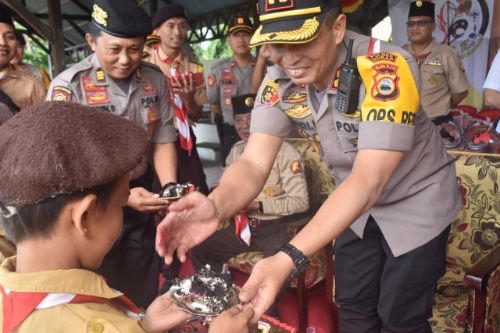 Kapolres Sidrap Pimpin Bhayangkara Scout Event di Rappang