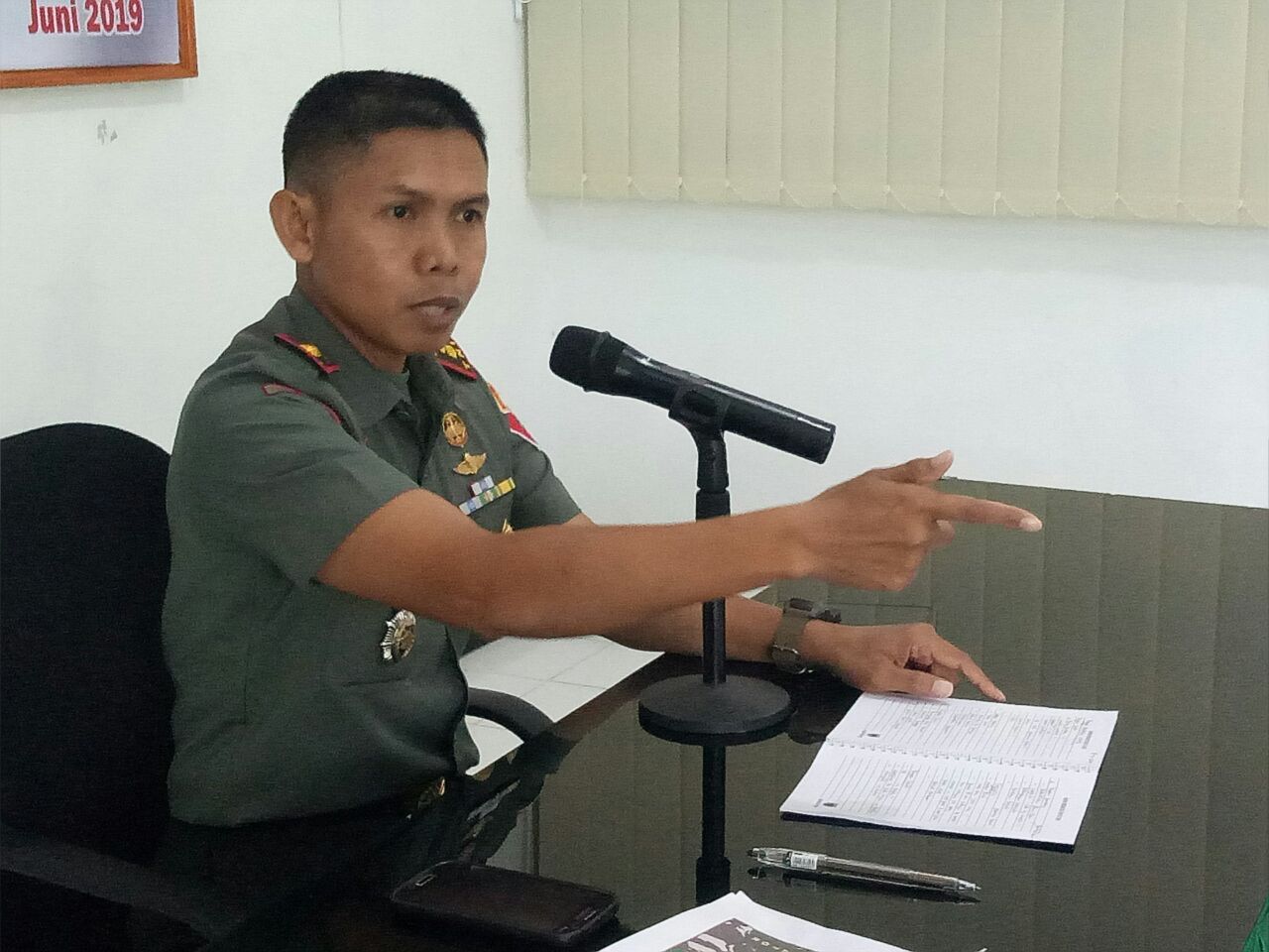 Pimpin Rapat, Dandim Sinjai Cek Kesiapan Pembukaan TMMD 105 di Bulupoddo