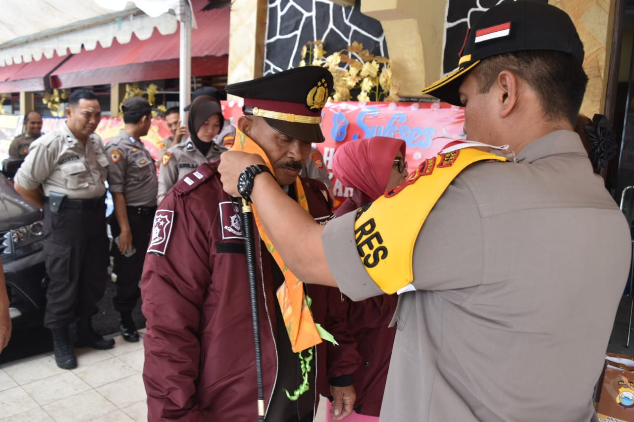 Kapolres Sidrap Pimpin Wisuda Purna Bhakti Personel